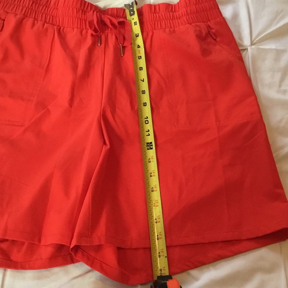 Chico's Bright Red Athletic Drawstring Shorts NWT - image 5